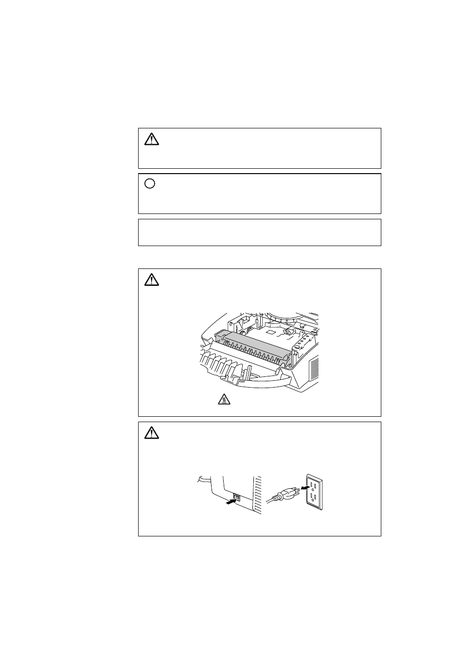 Warning | Brother HL-P2000 User Manual | Page 5 / 89