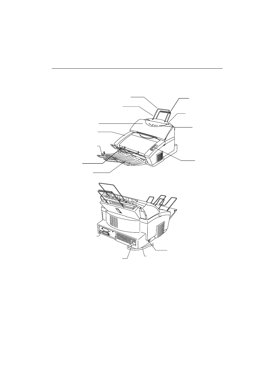 About your machine, Machine overview, About your machine 1–2 | Machine overview 1–2 | Brother HL-P2000 User Manual | Page 9 / 89