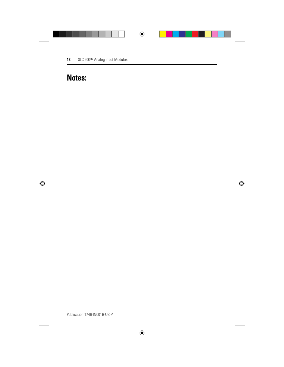 Rockwell Automation 1746-NI16V SLC 500 Analog I/O Modules User Manual | Page 18 / 20