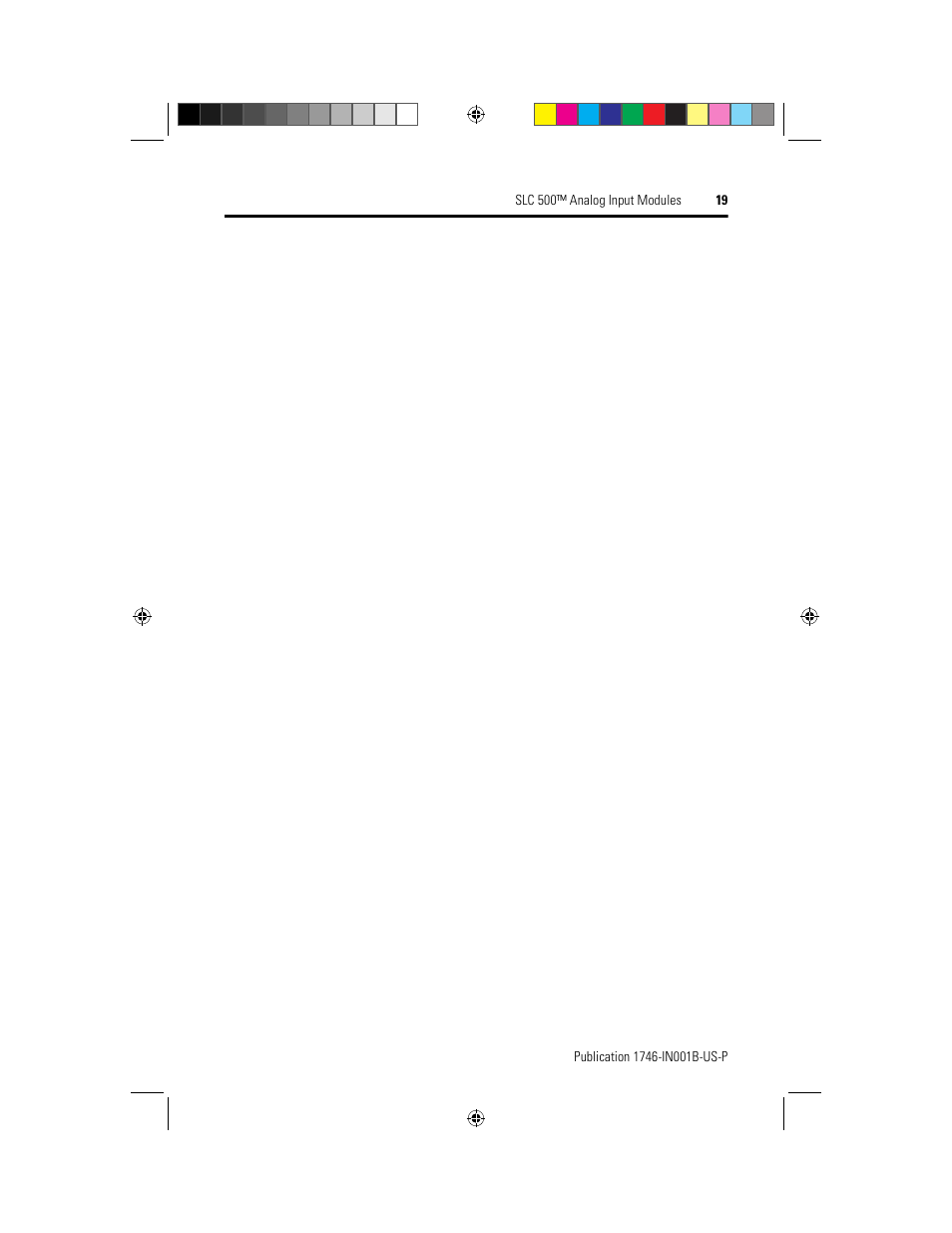 Rockwell Automation 1746-NI16V SLC 500 Analog I/O Modules User Manual | Page 19 / 20