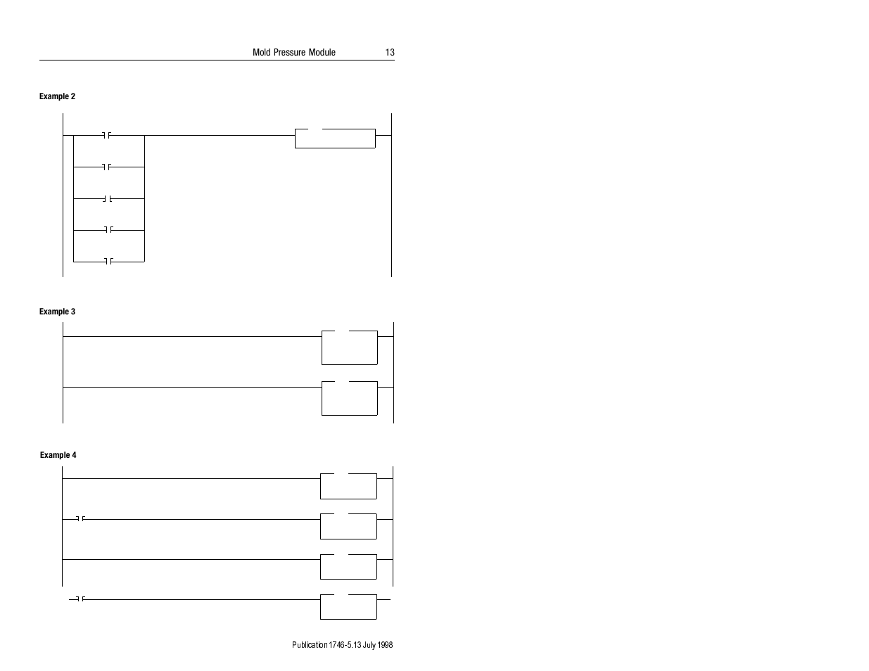 Rockwell Automation 1746-MPM INSTALL INSTRUC MOLD PRESSURE User Manual | Page 13 / 24