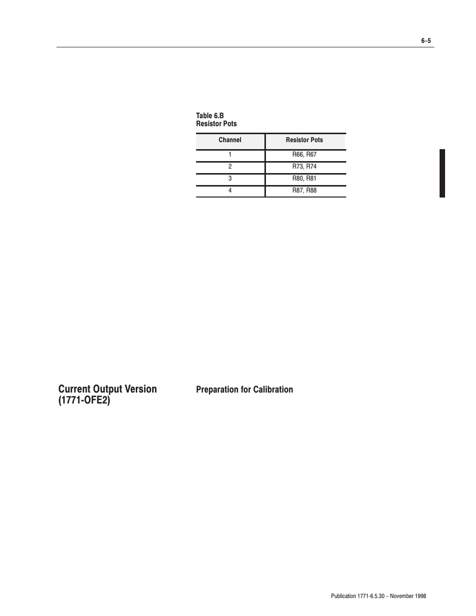 Rockwell Automation 1771-OFE/B Analog Output Module User Manual User Manual | Page 57 / 84