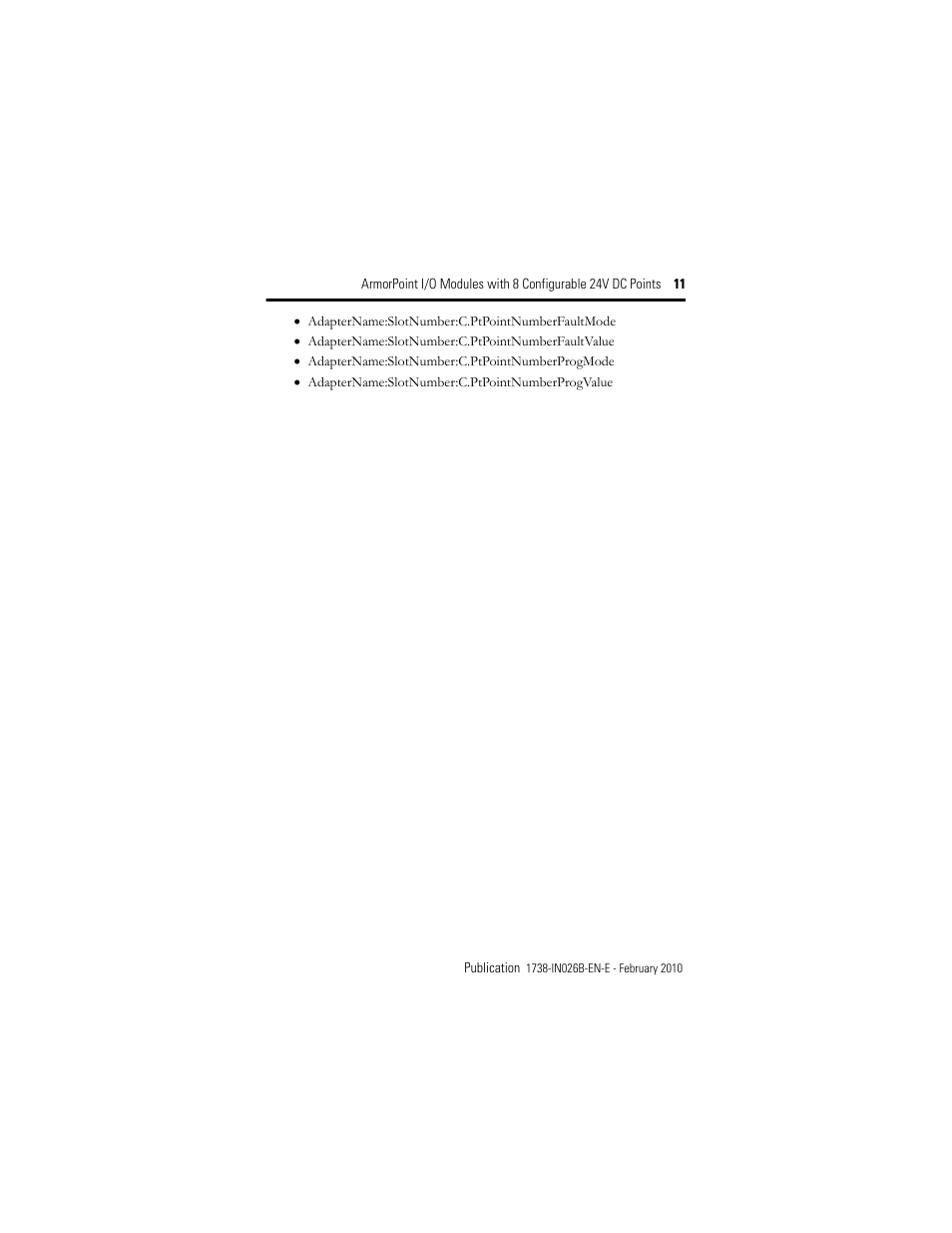 Rockwell Automation 1738-8CFGM23 ArmorPoint Module with Configurable 24V DC Points User Manual | Page 11 / 20