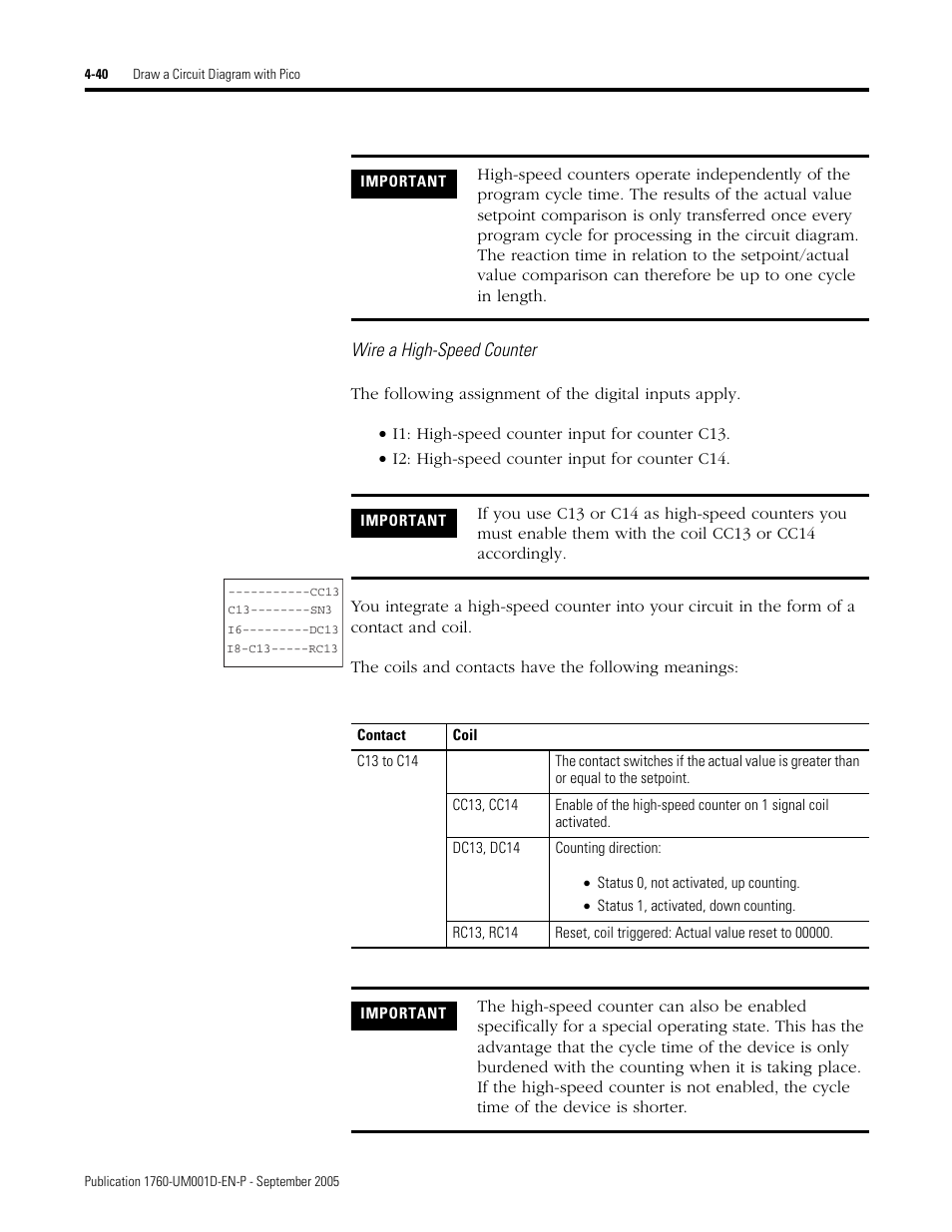 Rockwell Automation 1760-xxxx Pico Controller User Manual User Manual | Page 100 / 218