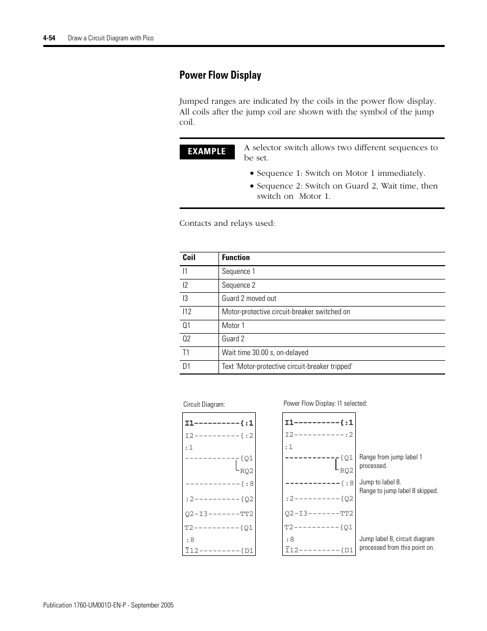 Power flow display | Rockwell Automation 1760-xxxx Pico Controller User Manual User Manual | Page 114 / 218