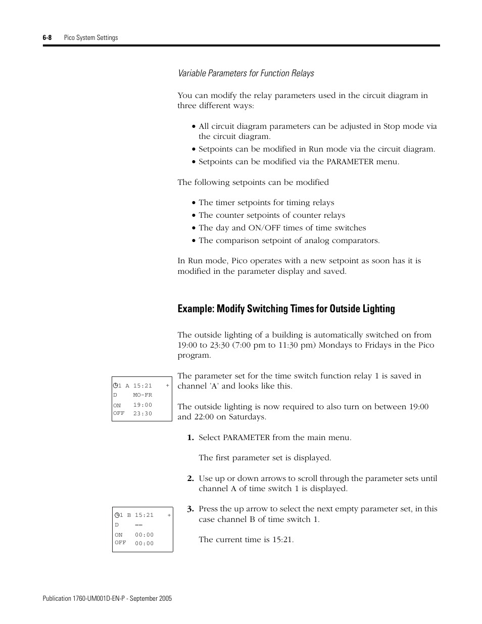 Rockwell Automation 1760-xxxx Pico Controller User Manual User Manual | Page 140 / 218