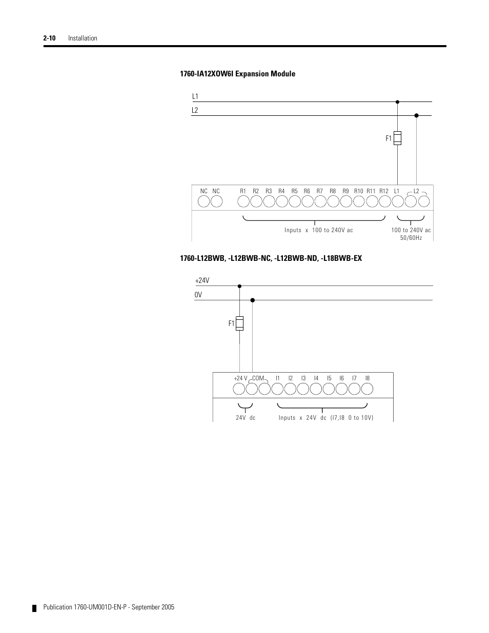 Rockwell Automation 1760-xxxx Pico Controller User Manual User Manual | Page 34 / 218