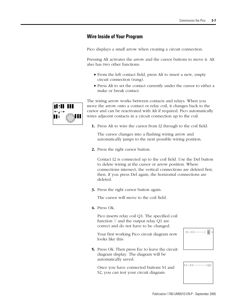 Wire inside of your program | Rockwell Automation 1760-xxxx Pico Controller User Manual User Manual | Page 57 / 218