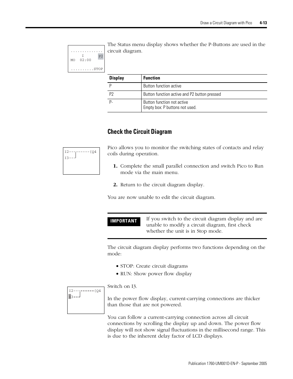 Check the circuit diagram | Rockwell Automation 1760-xxxx Pico Controller User Manual User Manual | Page 73 / 218