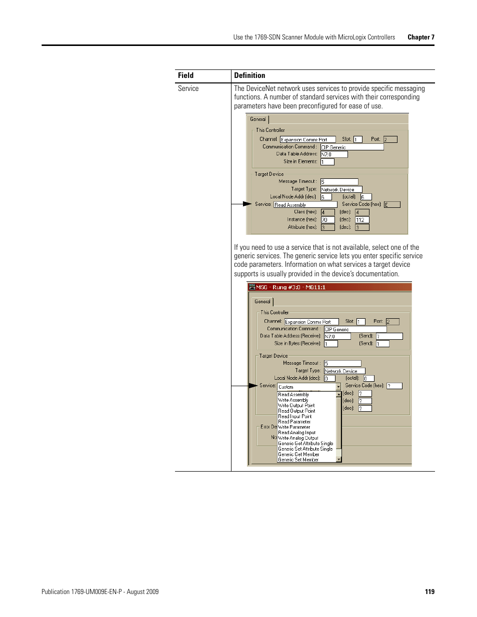 Rockwell Automation 1769-SDN Compact I/O DeviceNet Scanner Module User Manual User Manual | Page 119 / 156