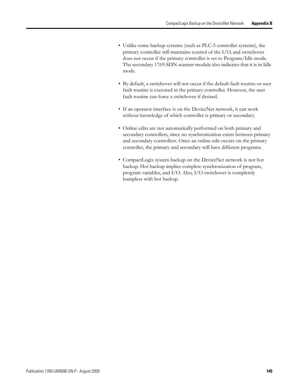 Rockwell Automation 1769-SDN Compact I/O DeviceNet Scanner Module User Manual User Manual | Page 145 / 156