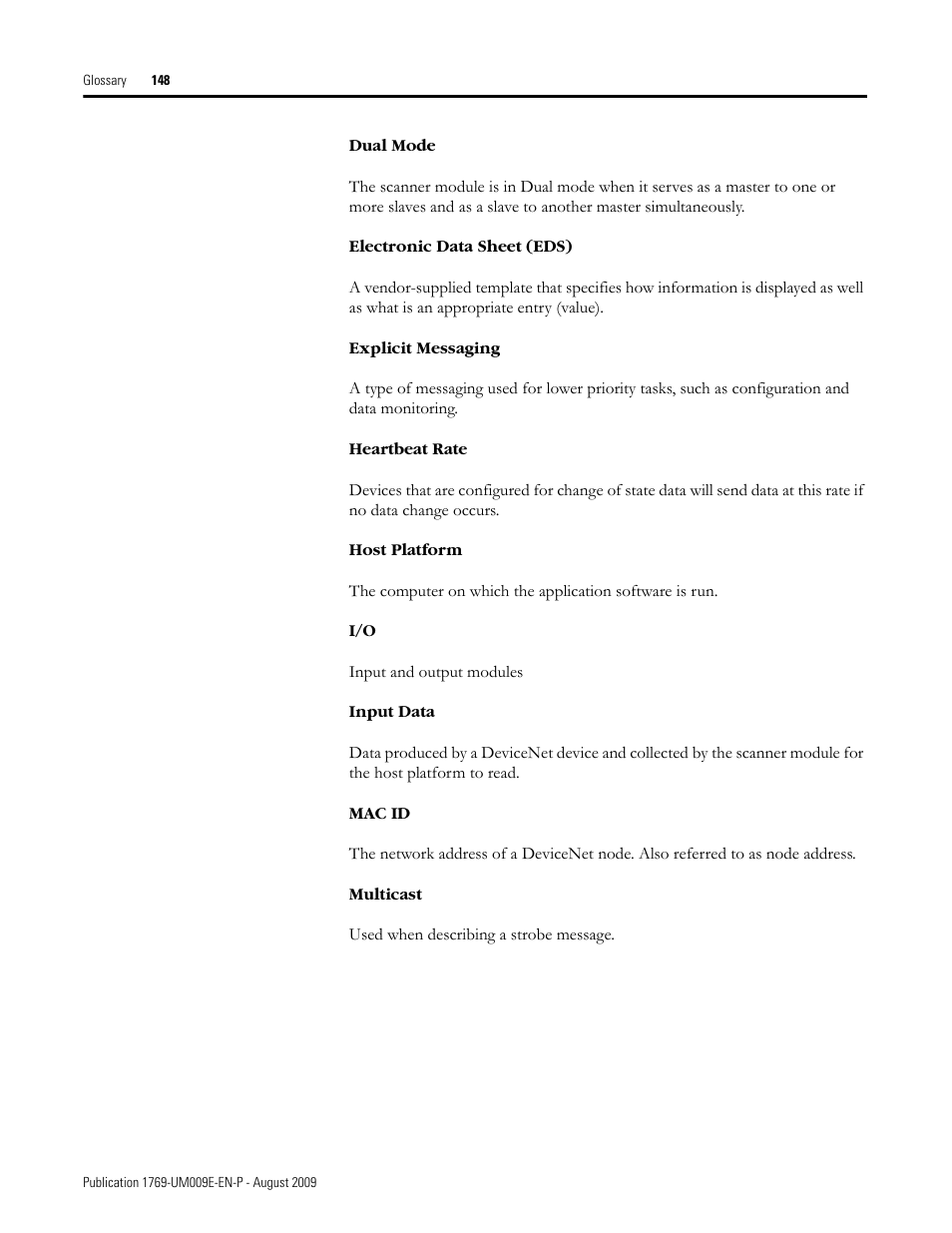 Rockwell Automation 1769-SDN Compact I/O DeviceNet Scanner Module User Manual User Manual | Page 148 / 156