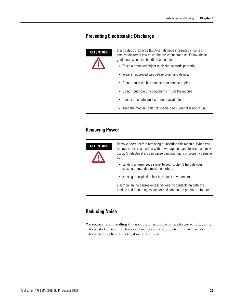 Rockwell Automation 1769-SDN Compact I/O DeviceNet Scanner Module User Manual User Manual | Page 25 / 156