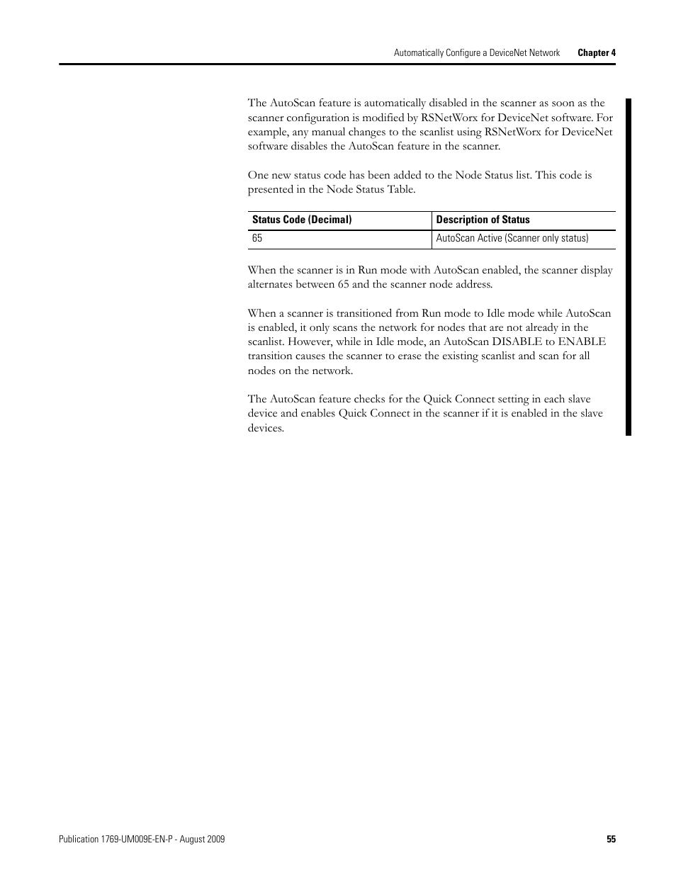 Rockwell Automation 1769-SDN Compact I/O DeviceNet Scanner Module User Manual User Manual | Page 55 / 156