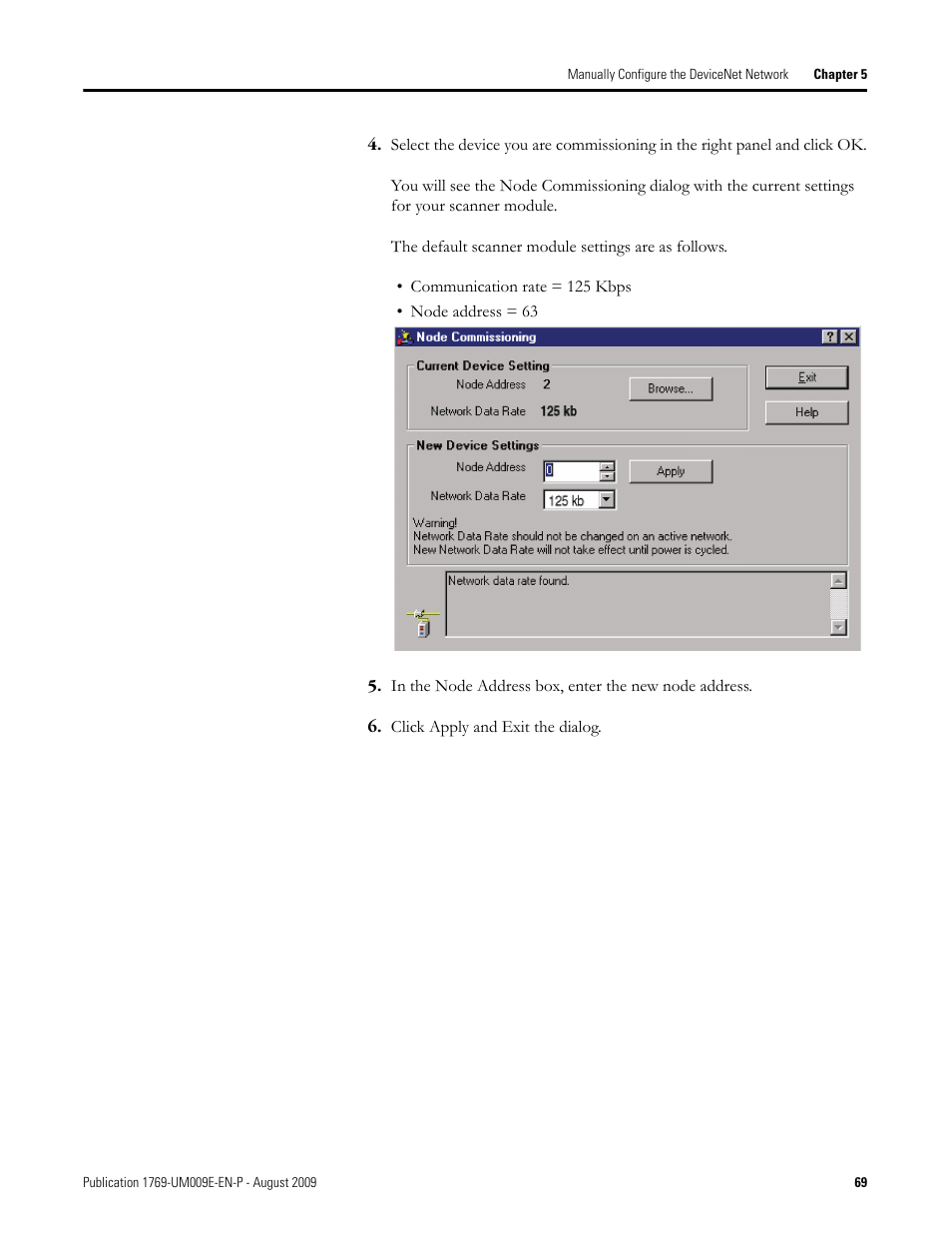 Rockwell Automation 1769-SDN Compact I/O DeviceNet Scanner Module User Manual User Manual | Page 69 / 156