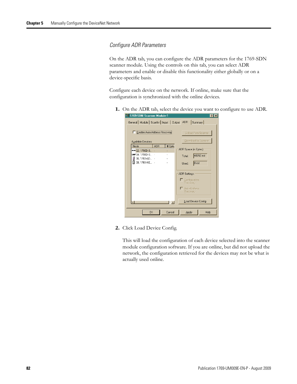 Rockwell Automation 1769-SDN Compact I/O DeviceNet Scanner Module User Manual User Manual | Page 82 / 156