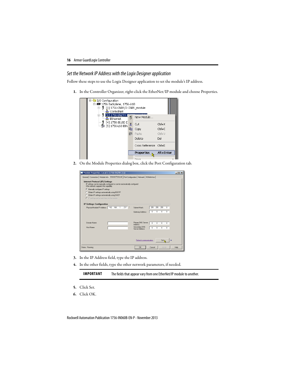 Rockwell Automation 1756-L72EROMS Armor GuardLogix Controller User Manual | Page 16 / 24