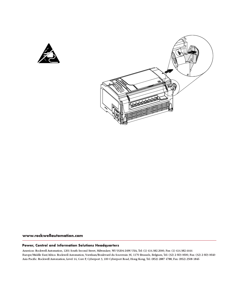 Back cover | Rockwell Automation 1764-LRP MicroLogix 1500 Processor User Manual | Page 2 / 2
