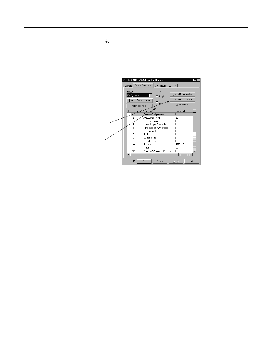 Check i/o status | Rockwell Automation 1734-VHSC24 Very High-Speed Counter Modules User Manual User Manual | Page 50 / 74