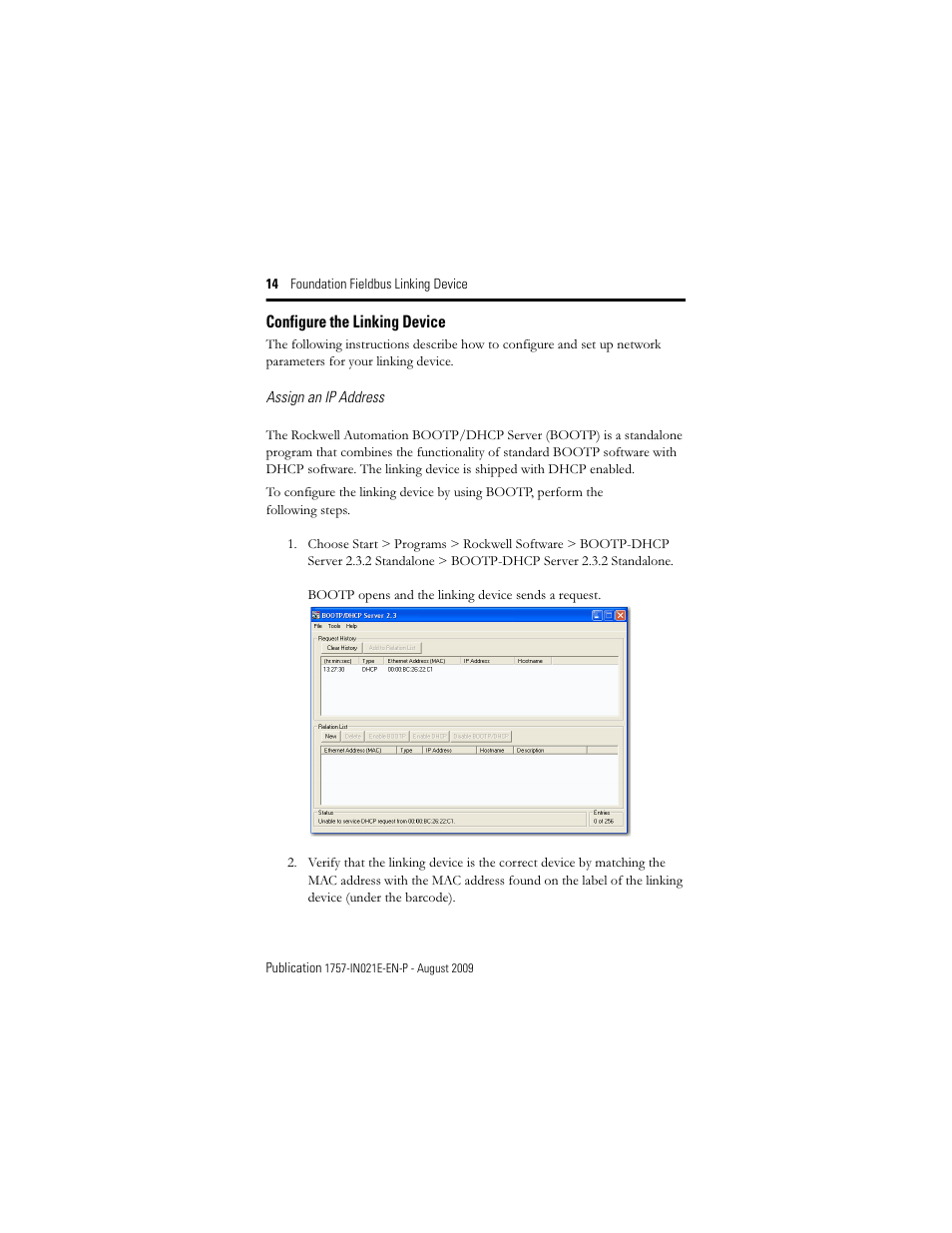 Configure the linking device | Rockwell Automation 1757-FFLD4 Foundation Fieldbus Linking Device Installation Instructions User Manual | Page 14 / 28