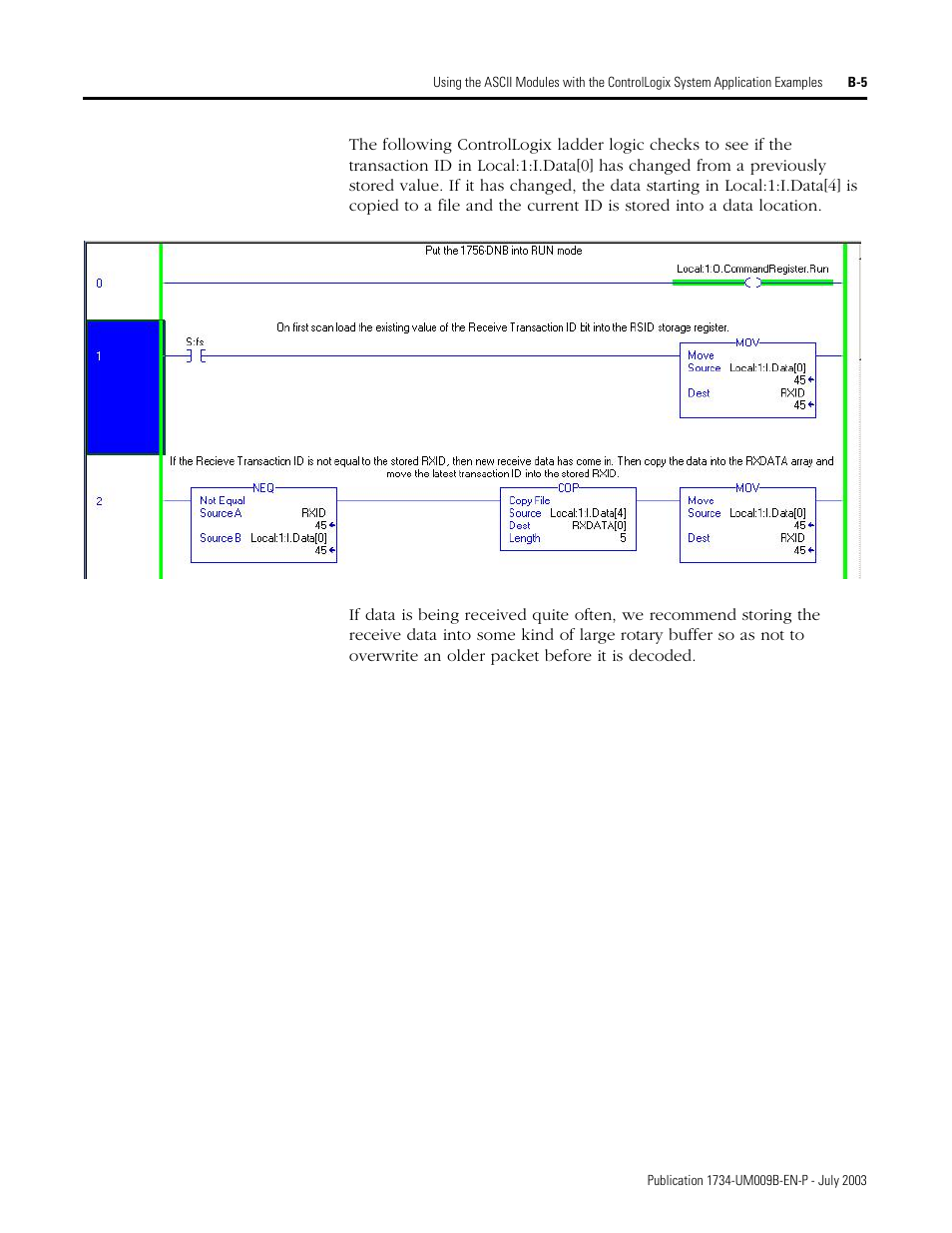 Rockwell Automation 1734-485ASC POINT I/O ASCII User Manual User Manual | Page 65 / 76