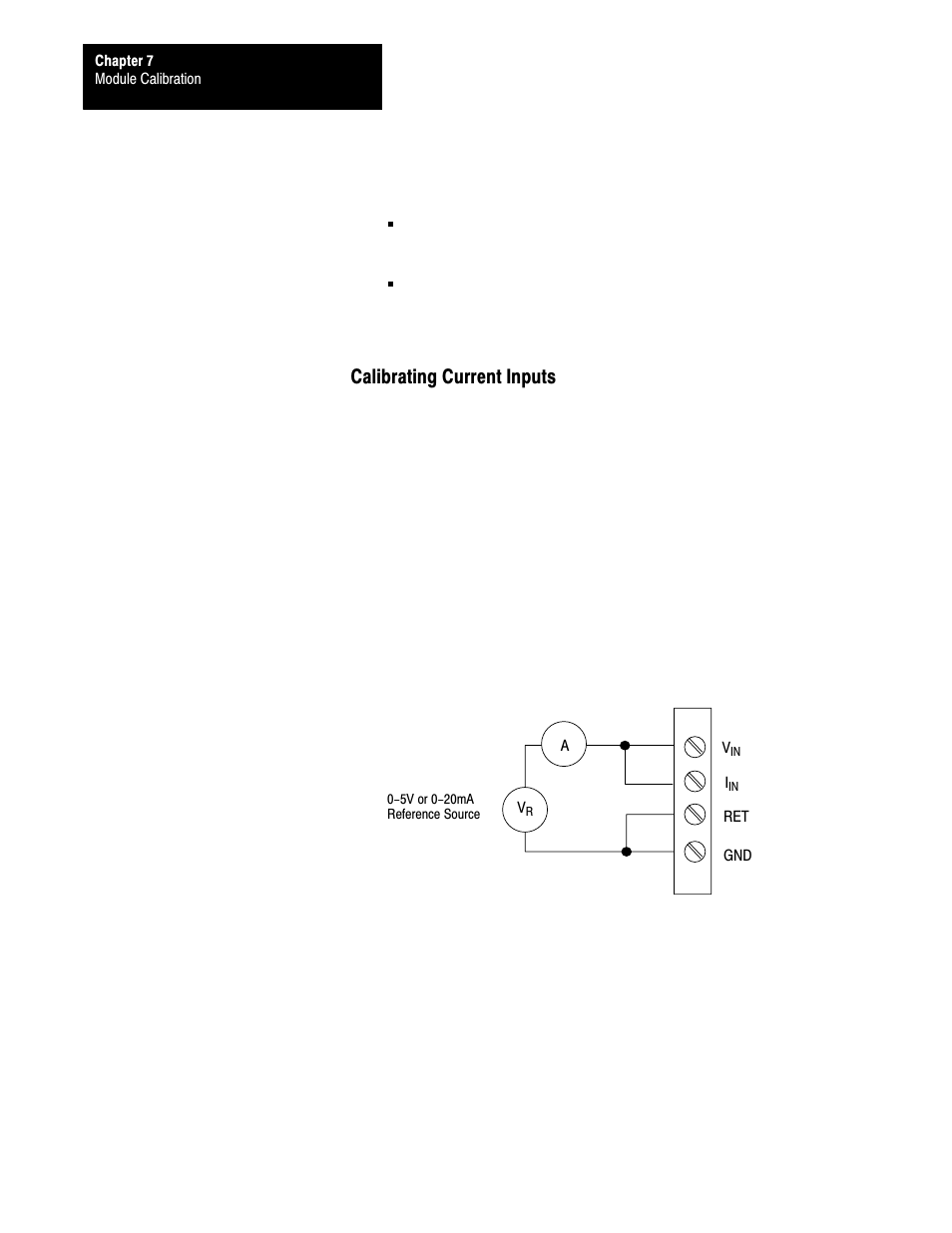 Calibrating current inputs | Rockwell Automation 1791-XXXX ANALOG BLOCK I/O User Manual | Page 61 / 80