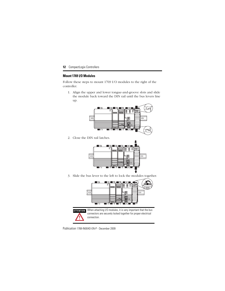 Rockwell Automation 1768-L43_L45_L43S_L45S CompactLogix Controllers Installation Instructions User Manual | Page 12 / 36