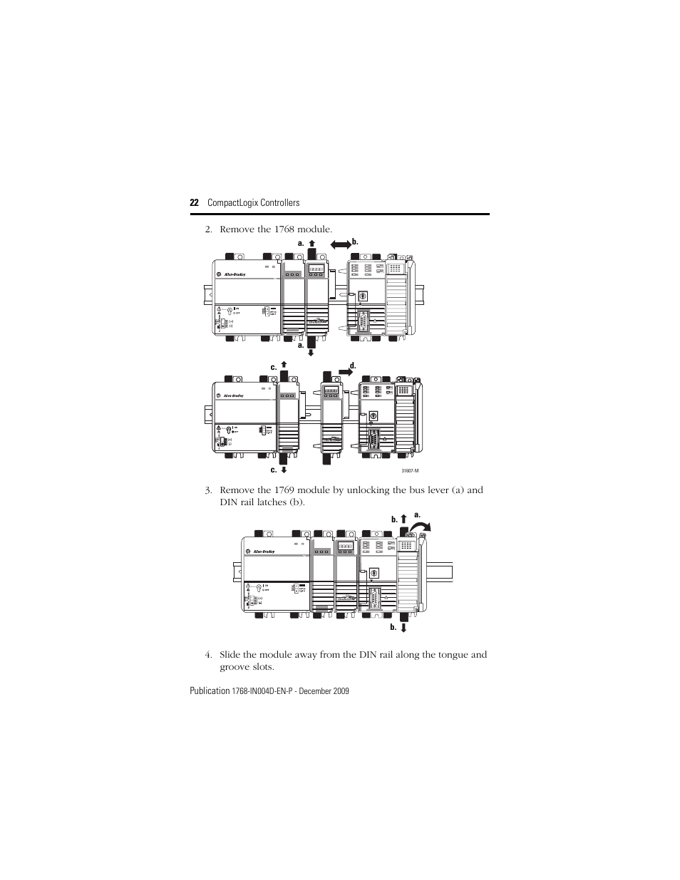 Rockwell Automation 1768-L43_L45_L43S_L45S CompactLogix Controllers Installation Instructions User Manual | Page 22 / 36