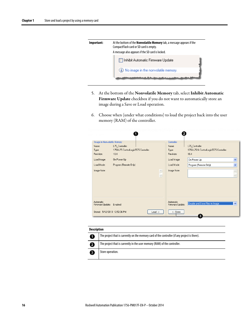 Rockwell Automation Logix5000 Controllers Nonvolatile Memory Programming Manual User Manual | Page 16 / 33