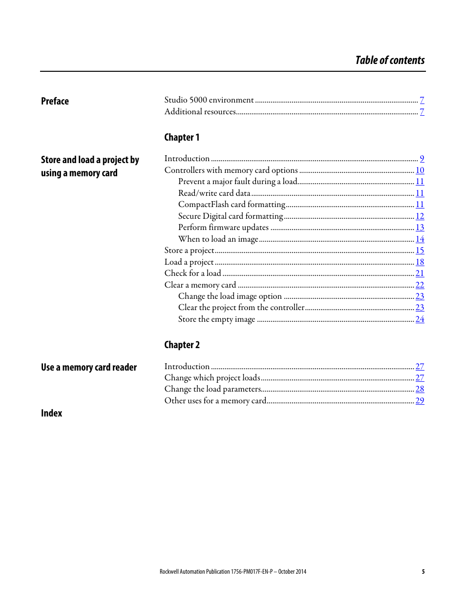 Rockwell Automation Logix5000 Controllers Nonvolatile Memory Programming Manual User Manual | Page 5 / 33