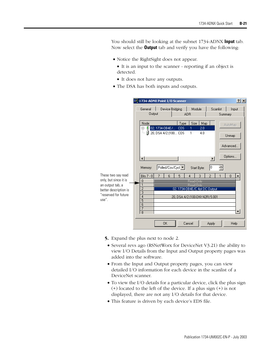 Rockwell Automation 1734-ADNX POINT I/O DeviceNet Adpater User Manual User Manual | Page 101 / 136