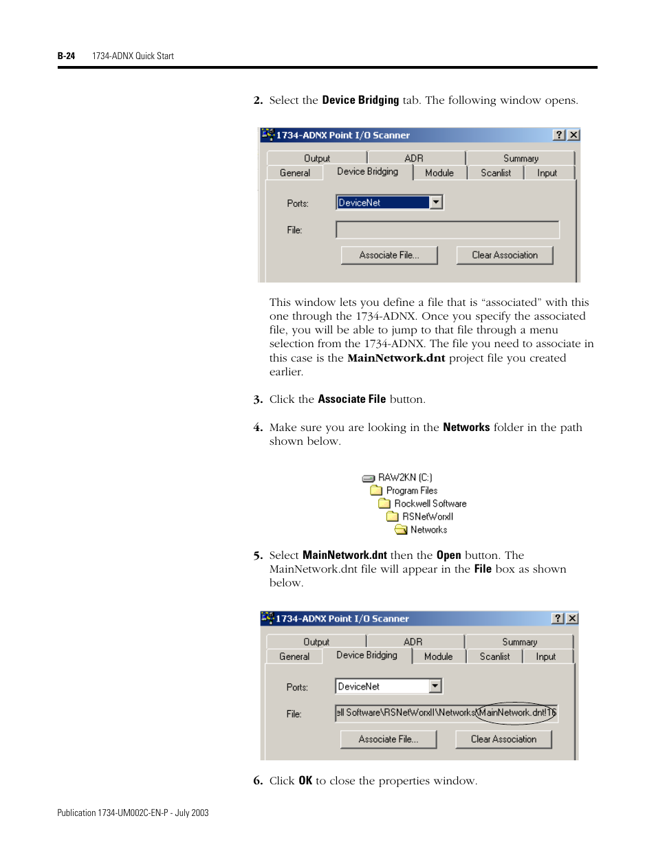 Rockwell Automation 1734-ADNX POINT I/O DeviceNet Adpater User Manual User Manual | Page 104 / 136