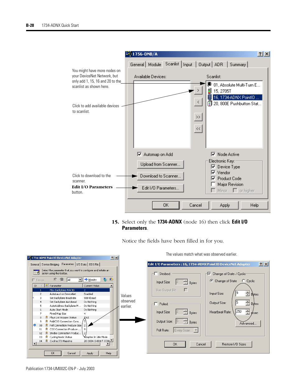 Rockwell Automation 1734-ADNX POINT I/O DeviceNet Adpater User Manual User Manual | Page 108 / 136