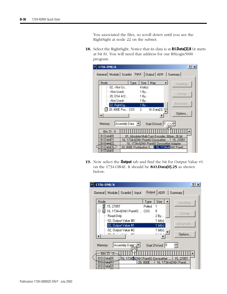 Rockwell Automation 1734-ADNX POINT I/O DeviceNet Adpater User Manual User Manual | Page 110 / 136