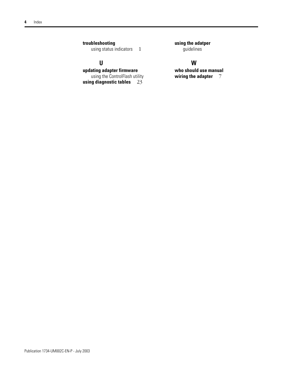 Rockwell Automation 1734-ADNX POINT I/O DeviceNet Adpater User Manual User Manual | Page 132 / 136