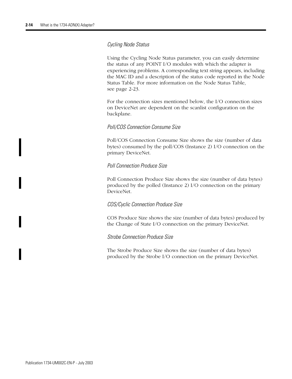 Rockwell Automation 1734-ADNX POINT I/O DeviceNet Adpater User Manual User Manual | Page 34 / 136