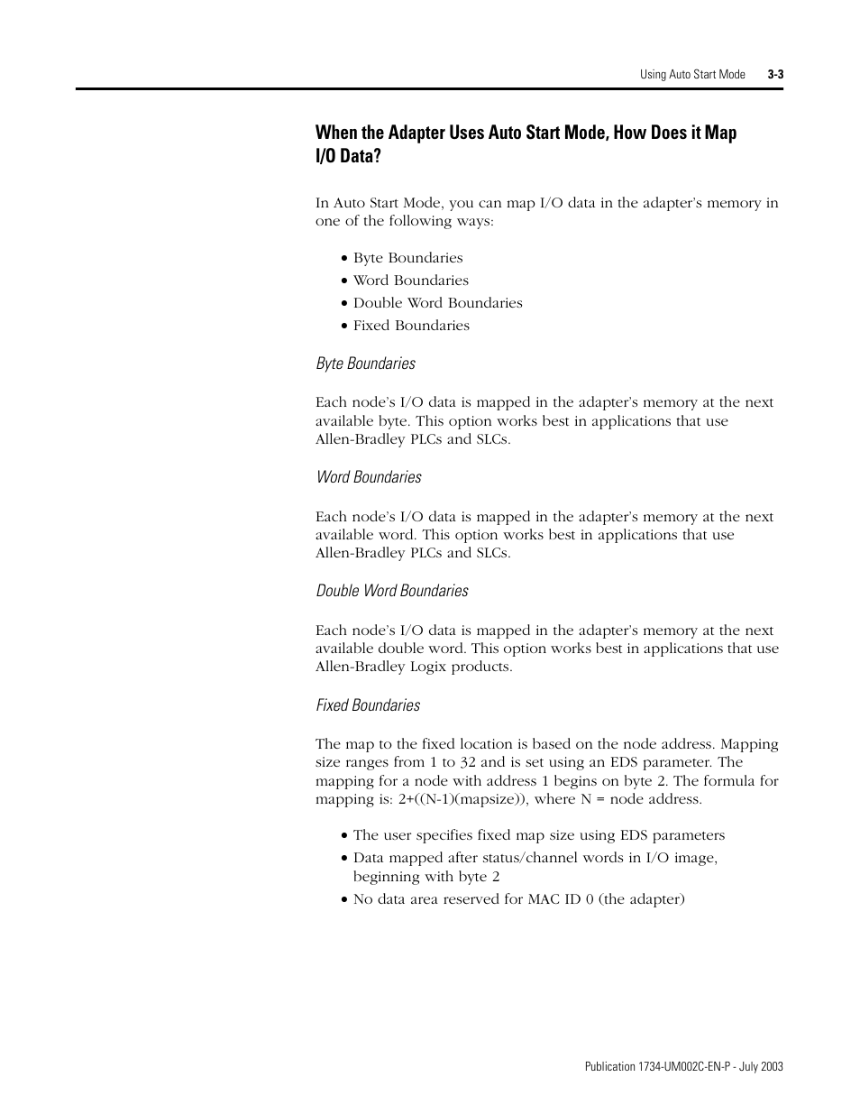 Rockwell Automation 1734-ADNX POINT I/O DeviceNet Adpater User Manual User Manual | Page 47 / 136