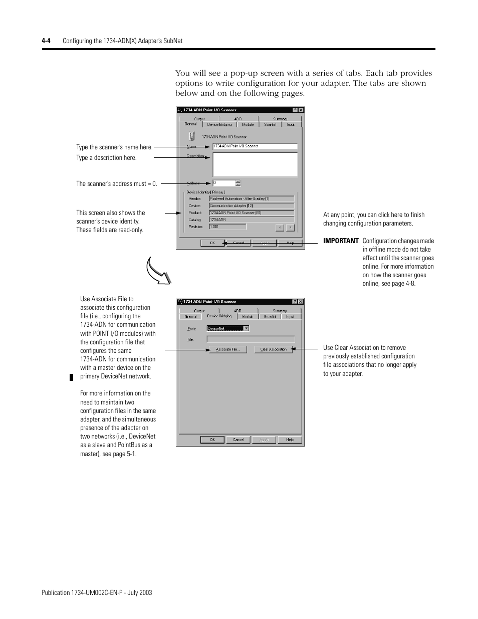 Rockwell Automation 1734-ADNX POINT I/O DeviceNet Adpater User Manual User Manual | Page 62 / 136