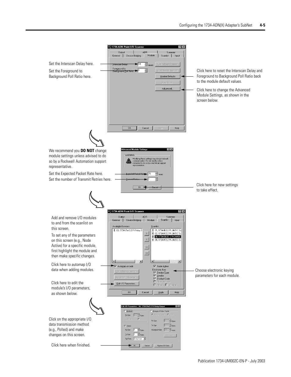 Rockwell Automation 1734-ADNX POINT I/O DeviceNet Adpater User Manual User Manual | Page 63 / 136