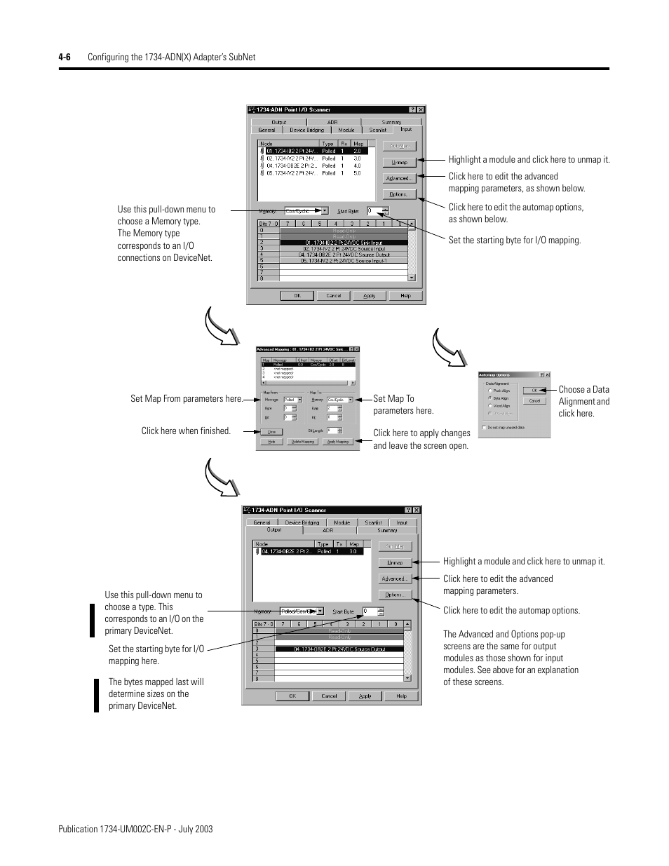 Rockwell Automation 1734-ADNX POINT I/O DeviceNet Adpater User Manual User Manual | Page 64 / 136
