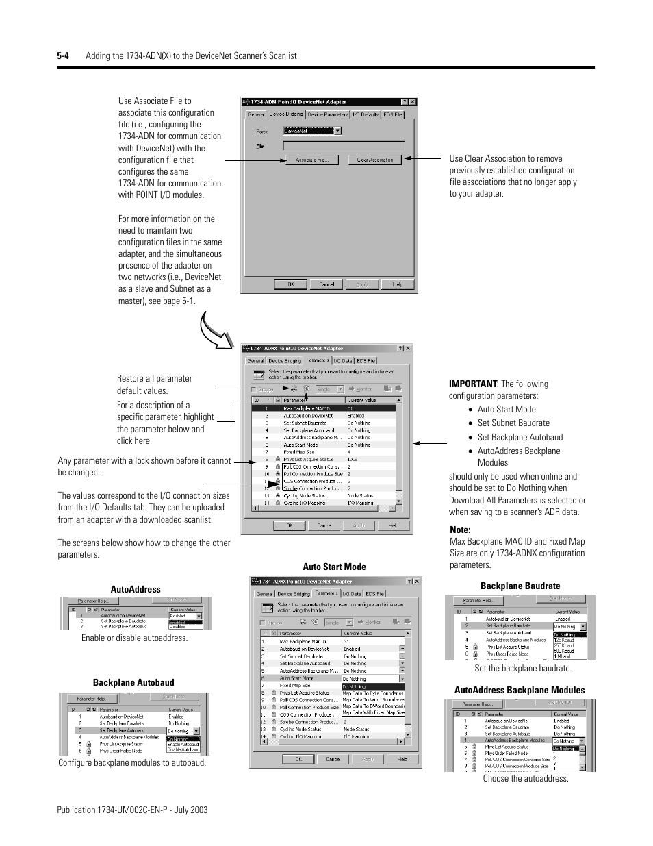 Rockwell Automation 1734-ADNX POINT I/O DeviceNet Adpater User Manual User Manual | Page 70 / 136