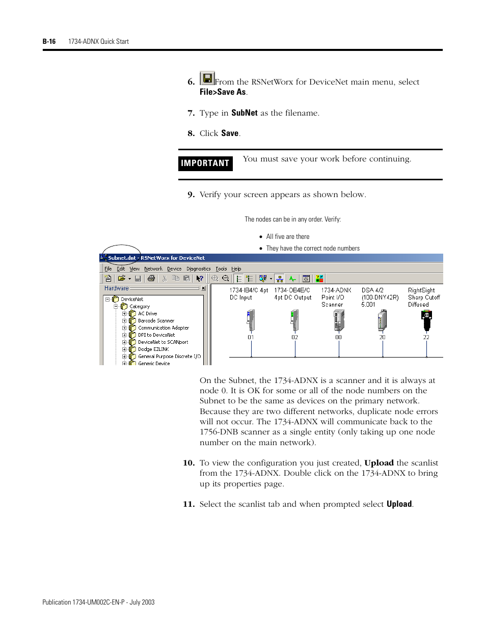 Rockwell Automation 1734-ADNX POINT I/O DeviceNet Adpater User Manual User Manual | Page 96 / 136