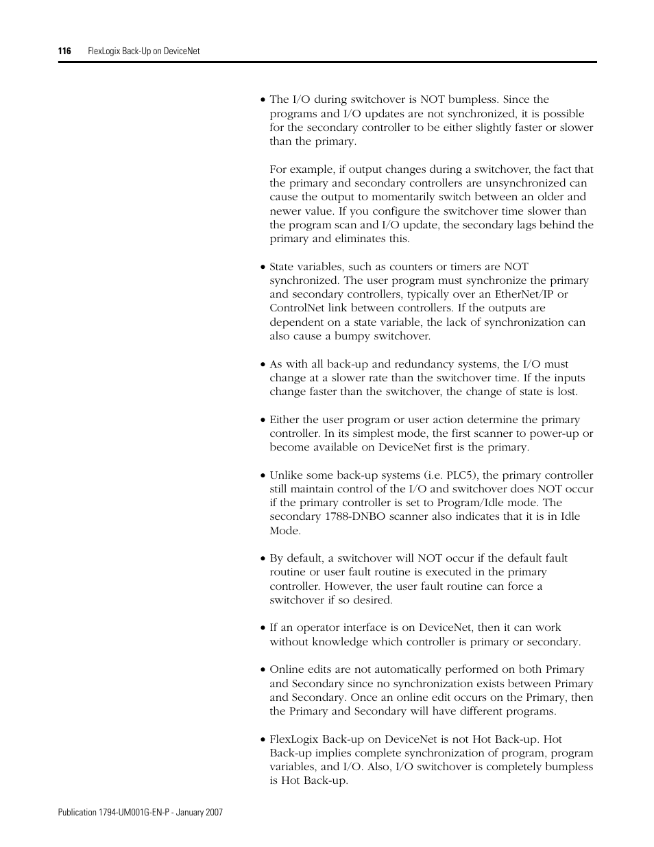 Rockwell Automation 1794-L34 FlexLogix Controller System User Manual User Manual | Page 116 / 130