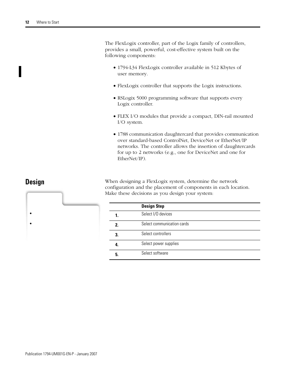 Design | Rockwell Automation 1794-L34 FlexLogix Controller System User Manual User Manual | Page 12 / 130