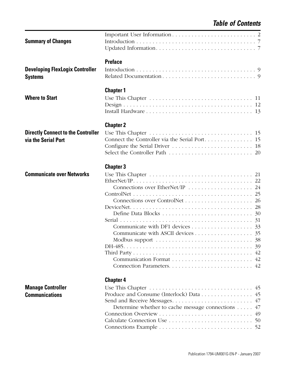 Rockwell Automation 1794-L34 FlexLogix Controller System User Manual User Manual | Page 3 / 130