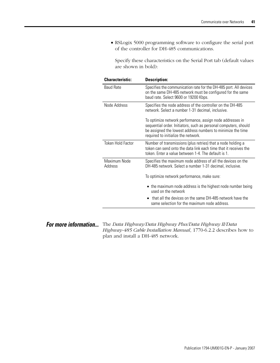 For more information | Rockwell Automation 1794-L34 FlexLogix Controller System User Manual User Manual | Page 41 / 130