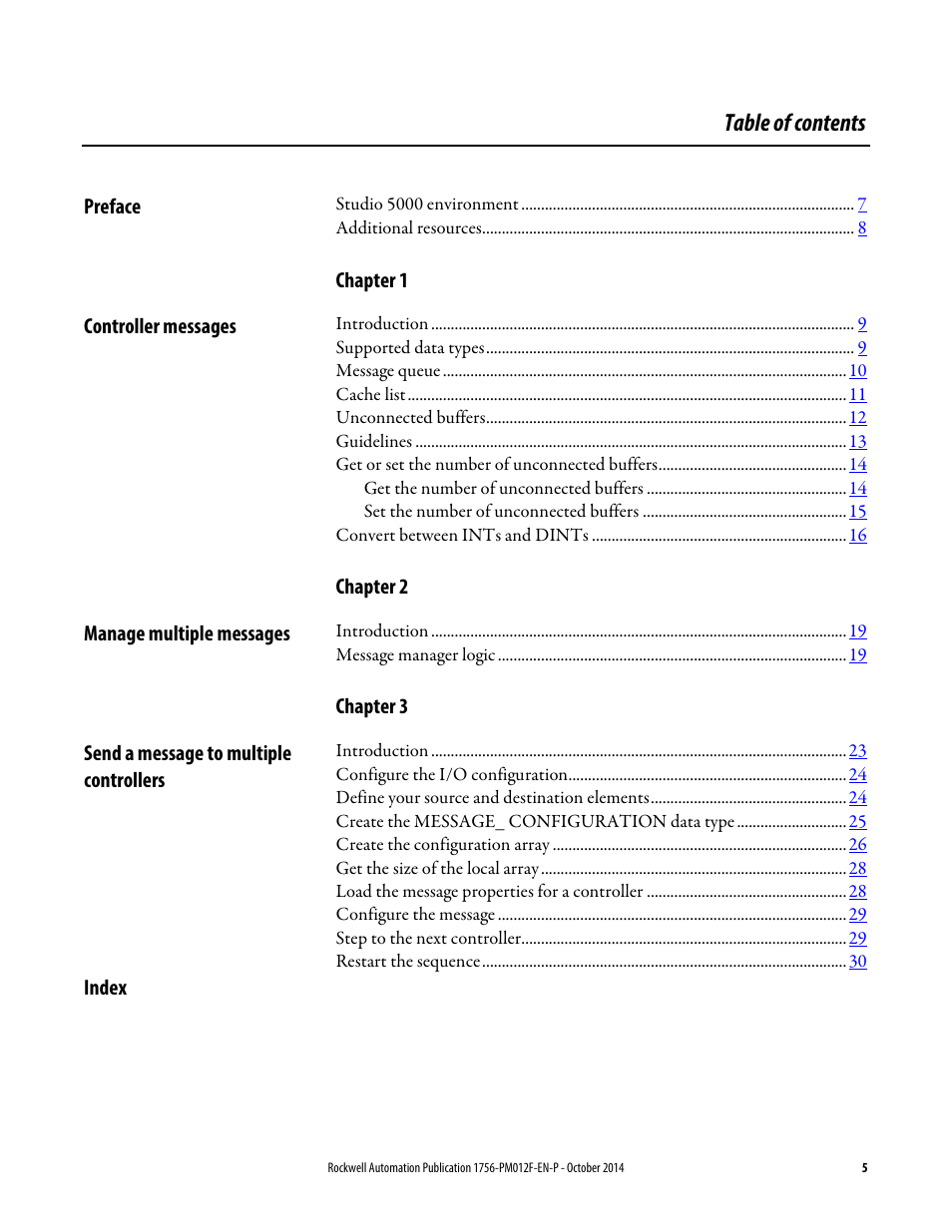 Rockwell Automation Logix5000 Controllers Messages Programming Manual User Manual | Page 5 / 34