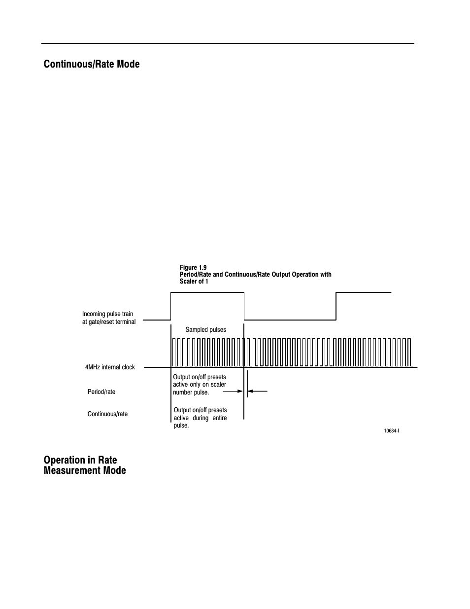 Continuous/rate mode, Measurement mode | Rockwell Automation 1771-VHSC , D17716.5.74 Very High S User Manual | Page 20 / 80