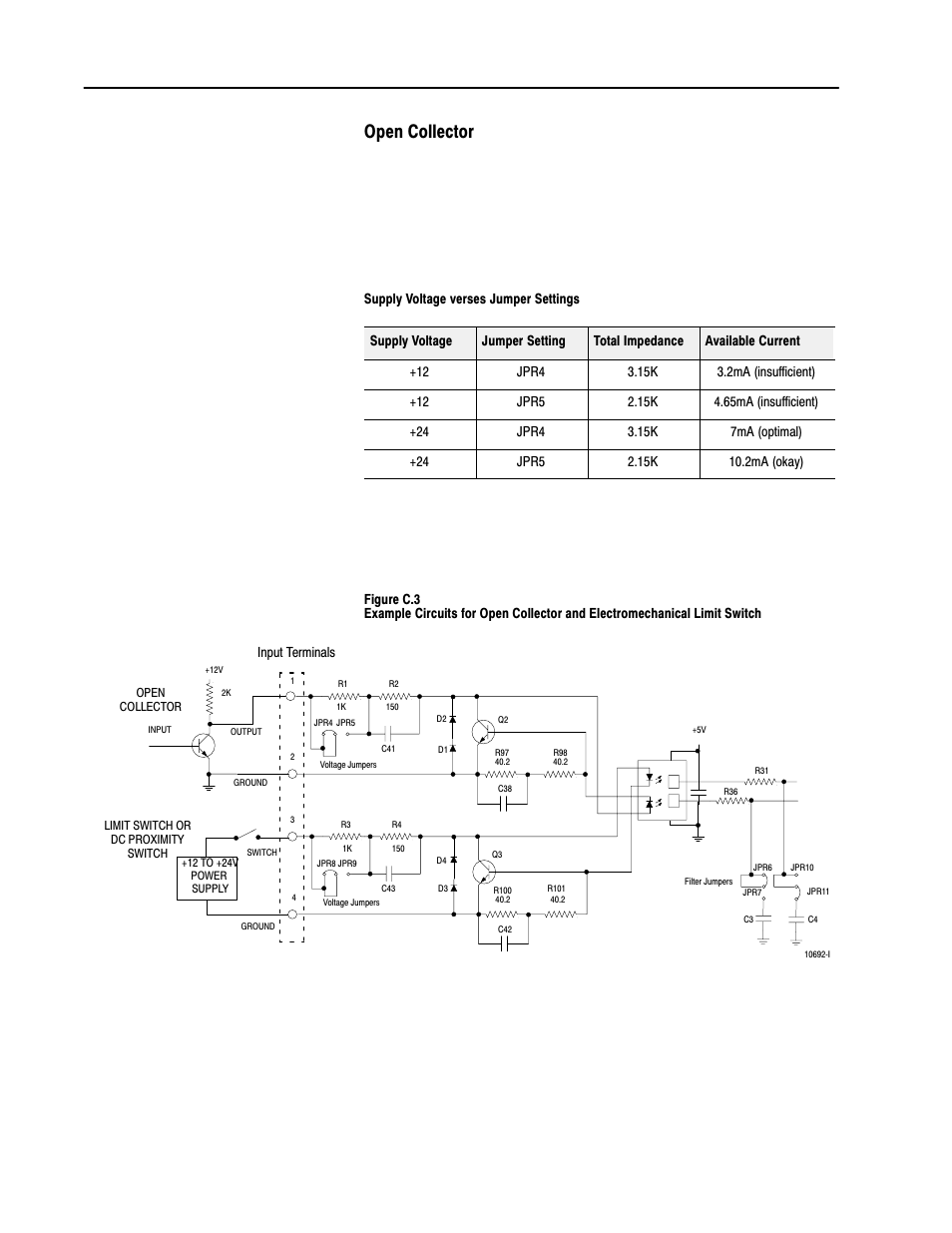 Open collector | Rockwell Automation 1771-VHSC , D17716.5.74 Very High S User Manual | Page 63 / 80