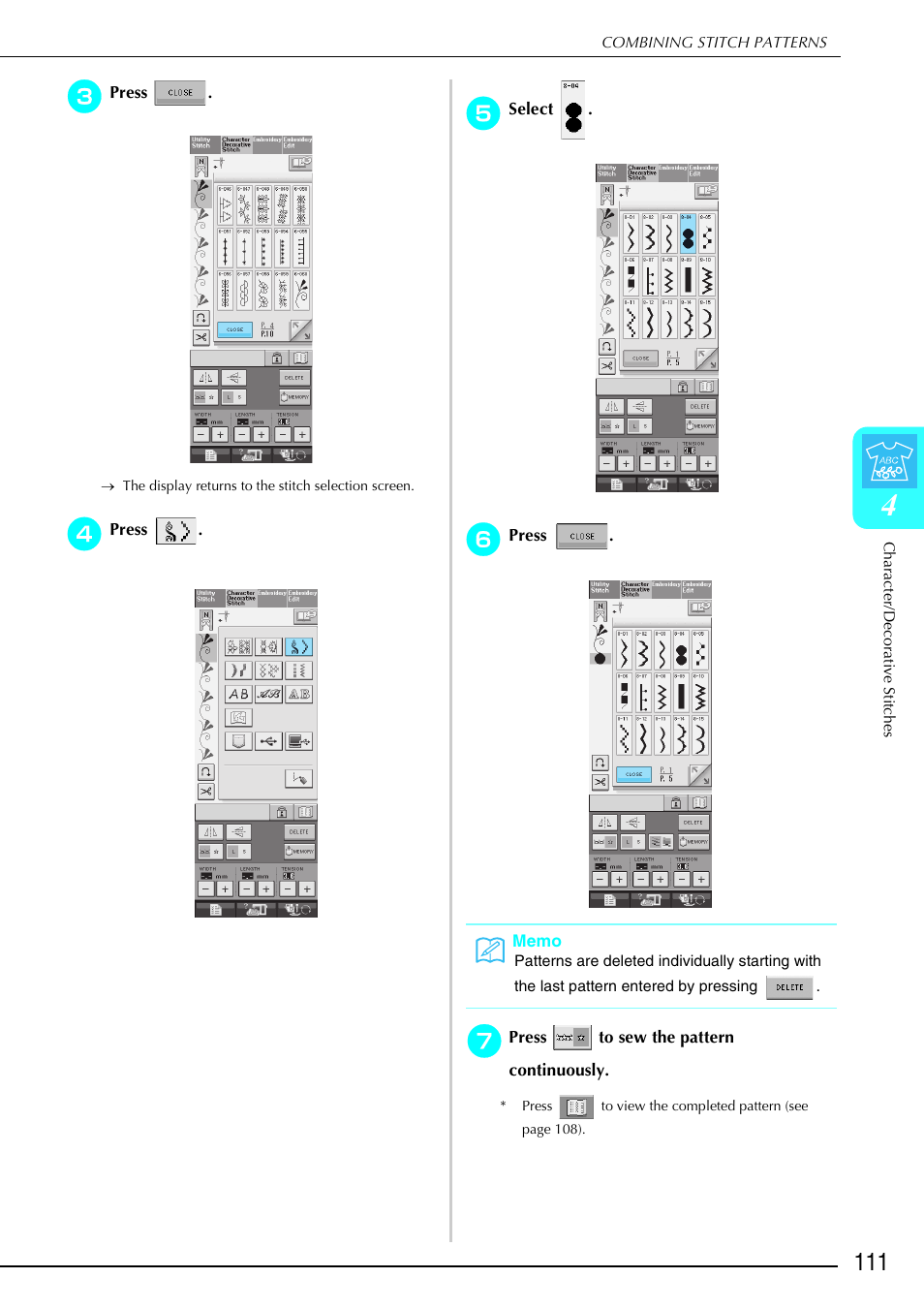 Brother 882-S90/S91 User Manual | Page 122 / 249
